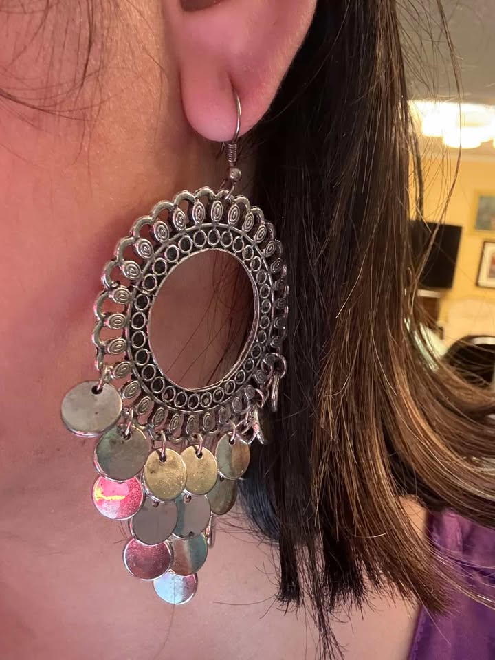Echo Circle Earrings | ER 109 - Glam Studio By Annie Usman
