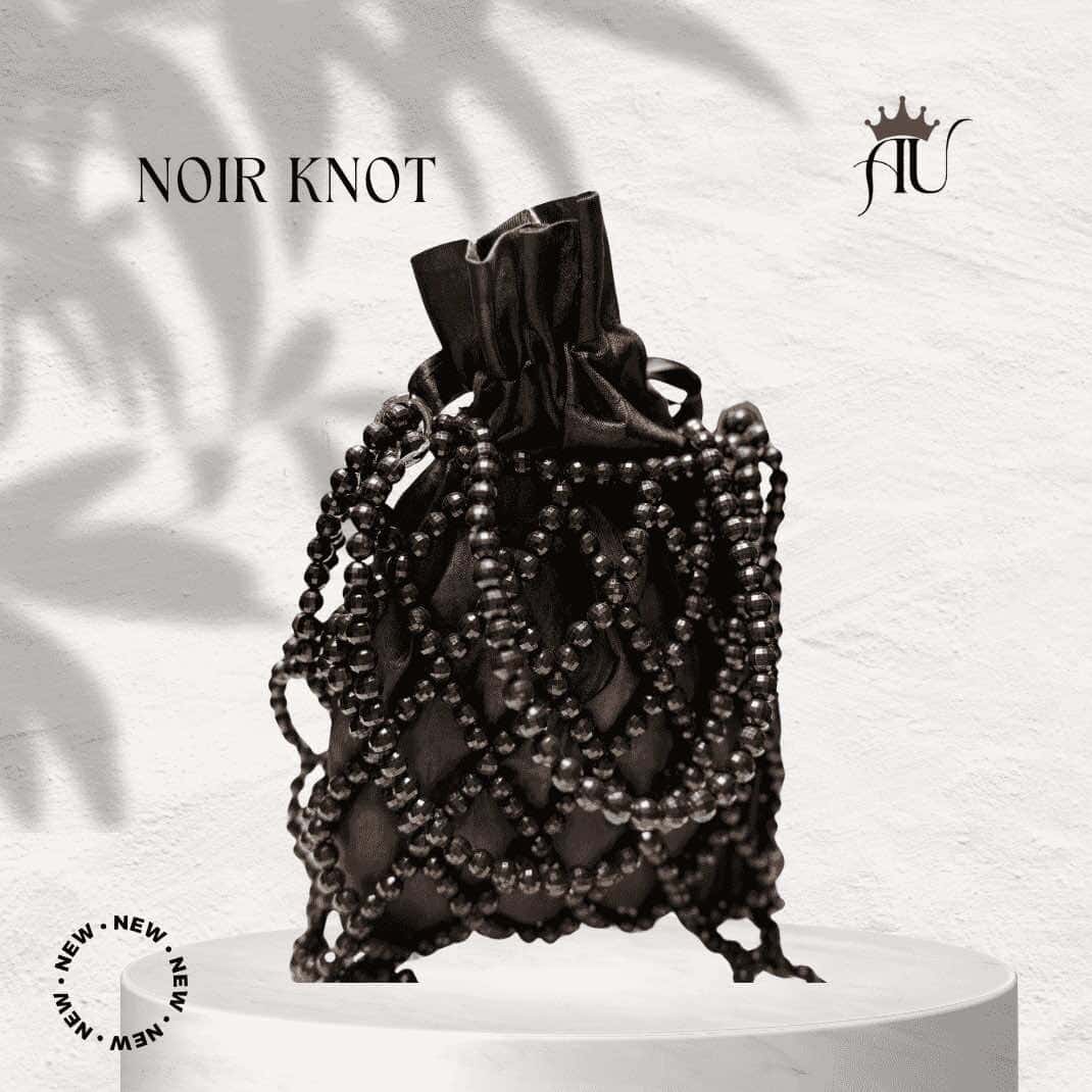 Noir Knot Handbag - Glam Studio By Annie Usman