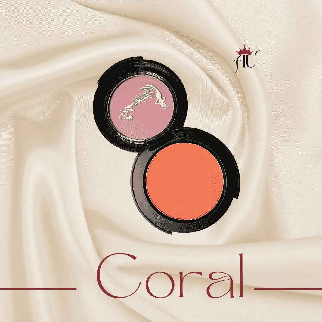 Coral Powder Blush: long lasting blush