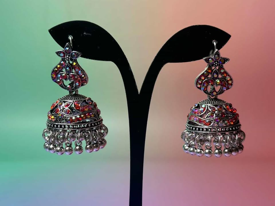Noor-e-Rang Antique Jhumka