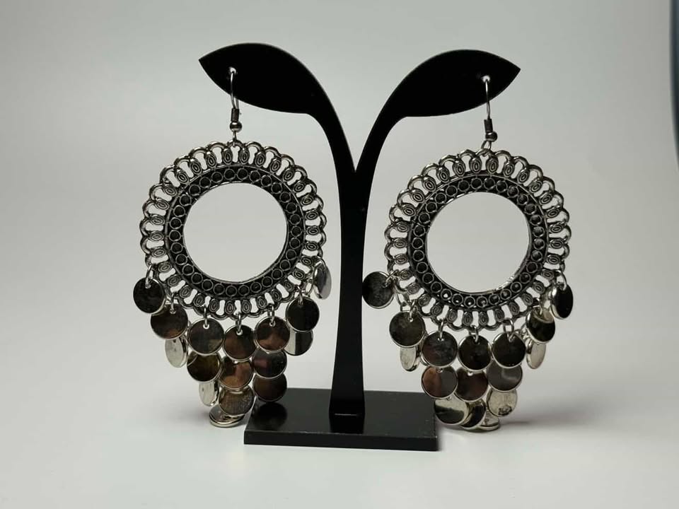 Echo Circle Earrings |  ER 109 - Glam Studio By Annie Usman