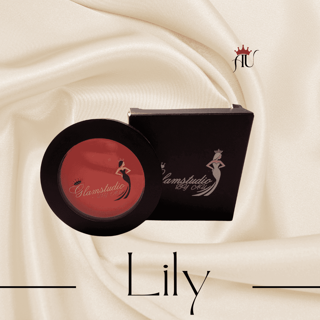 Lily Powder Blush soft muted pink matte-satin finish for natural radiant flush