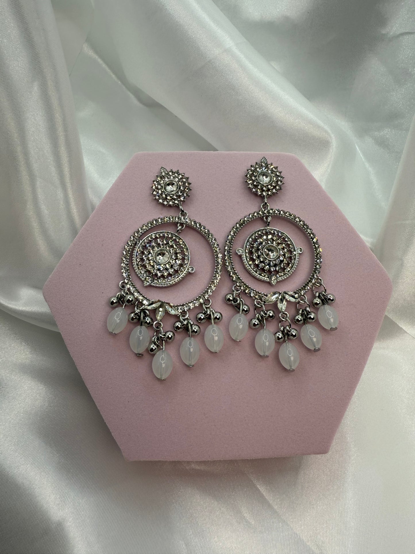 Ayat Pearl Hoops | ER 104 - Glam Studio By Annie Usman