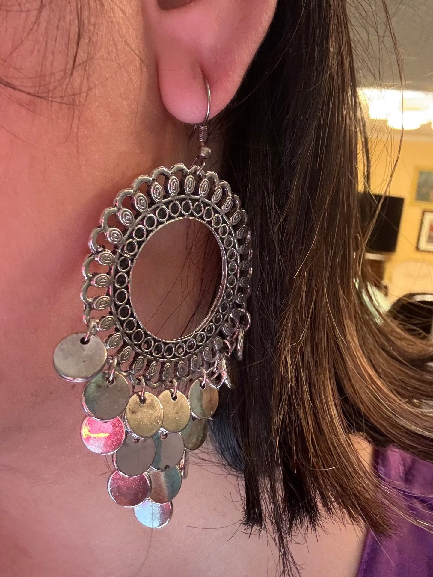 Echo Circle Earrings