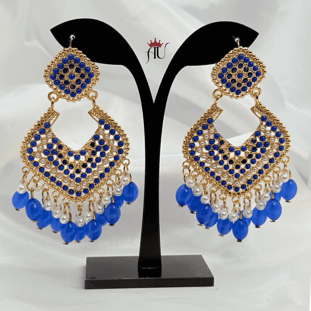 Noor-e-Pearl Wedding Earrings - Glam Studio By Annie Usman