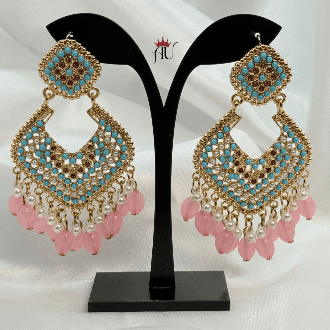 Noor-e-Pearl Wedding Earrings - Glam Studio By Annie Usman