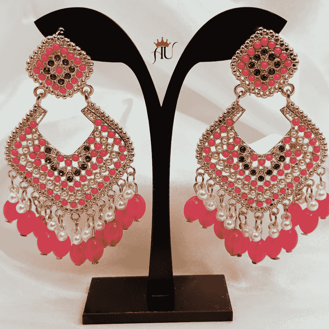 Noor-e-Pearl Wedding Earrings - Glam Studio By Annie Usman