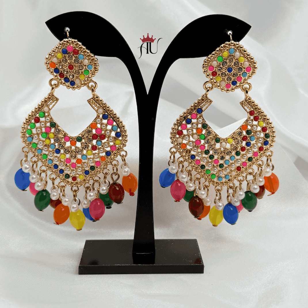 Noor-e-Pearl Wedding Earrings - Glam Studio By Annie Usman
