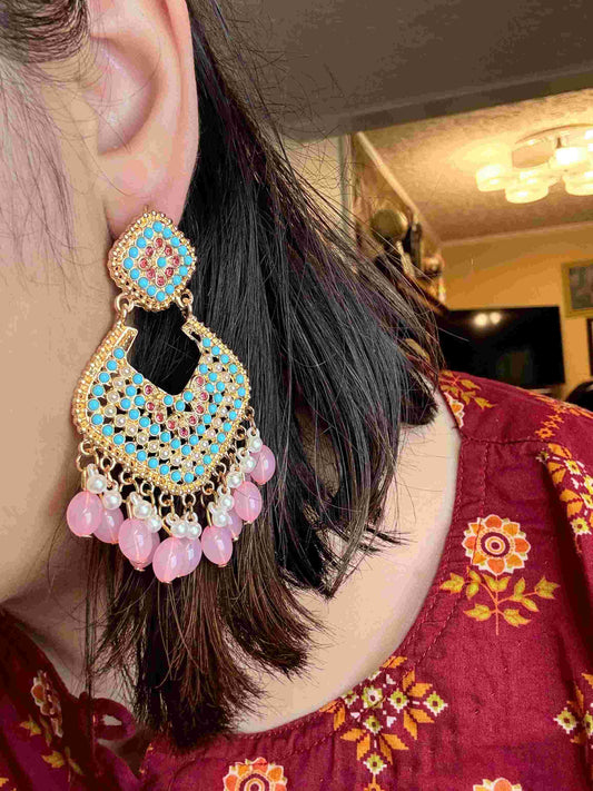 Noor-e-Pearl Wedding Earrings - Glam Studio By Annie Usman
