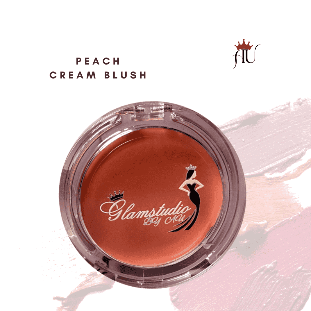 Peach Cream Blush CB 05: Soft Glow with a Fresh Finish - Glam Studio By Annie Usman