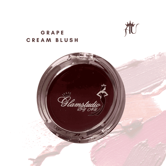 Grape Cream Blush deep berry tone in creamy, moisturizing formula for smooth, long-lasting color